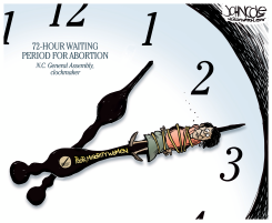 LOCAL NC  72-HOUR WAITING PERIOD FOR ABORTION by John Cole