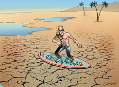 CALIFORNIA DROUGHT  by Patrick Chappatte