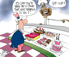 BIASED BAKER OBAMA by Gary McCoy