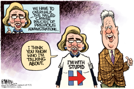 HILLARY BILL CRIME by Rick McKee