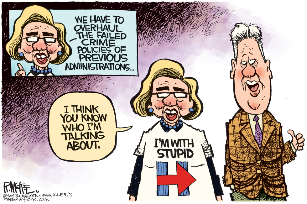  HILLARY BILL CRIME by Rick McKee