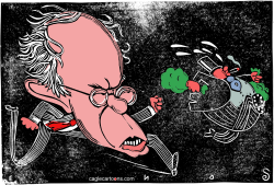 SANDERS RUNS by Randall Enos