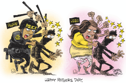 BALTIMORE MOTHERS DAY by Daryl Cagle