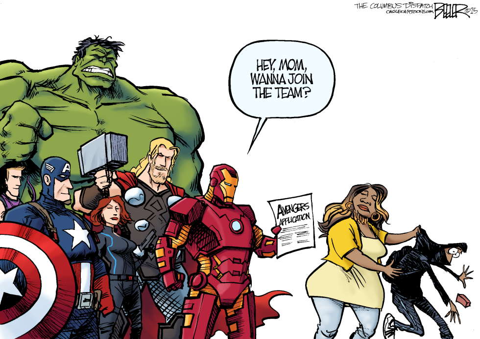  THE AVENGERS by Nate Beeler