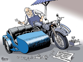 NETANYAHU’S COALITION by Paresh Nath