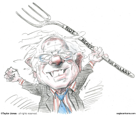 CAMPAIGN SKTETCHBOOK - BERNIE SANDERS  by Taylor Jones