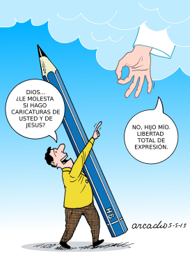 LIBERTAD DE EXPRESIóN SOBRE DIOS by Arcadio Esquivel