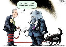 KASICH COURTS CONSERVATIVES by Nate Beeler