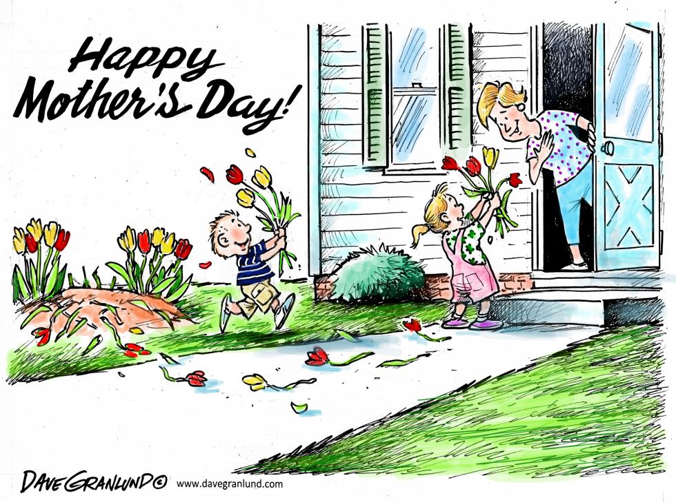  MOTHER'S DAY FLOWERS by Dave Granlund