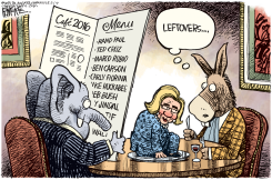 HILLARY LEFTOVERS by Rick McKee