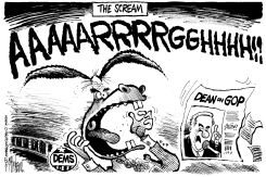 THE DEMOCRATIC SCREAM by Mike Lane