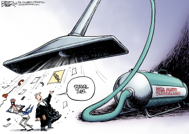 NSA SUCKS by Nate Beeler