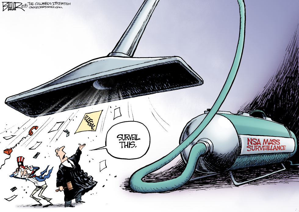  NSA SUCKS by Nate Beeler