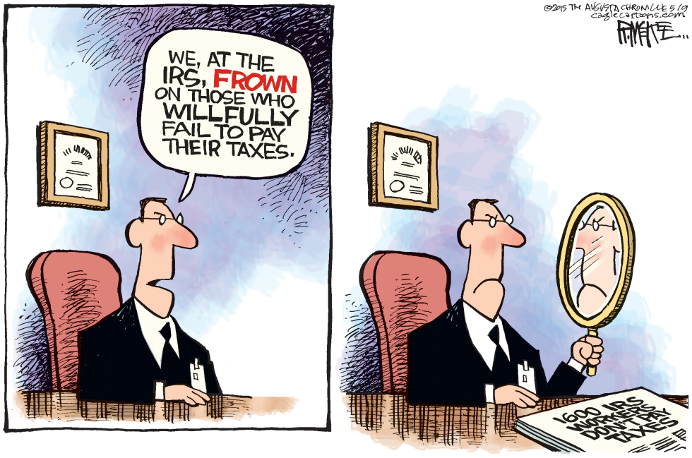  IRS WORKERS by Rick McKee