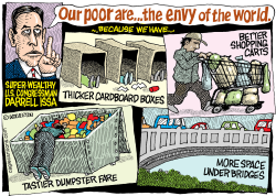 DARRELL ISSA DISSES THE POOR by Wolverton