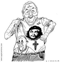 RAUL CASTRO T-SHIRTS by Osmani Simanca