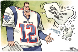 TOM BRADY by Rick McKee