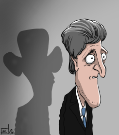 KERRY AND OBAMA by Sergei Elkin