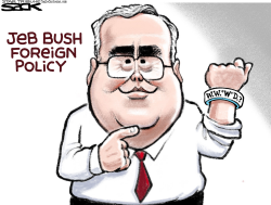 JEB FOREIGN POLICY by Steve Sack