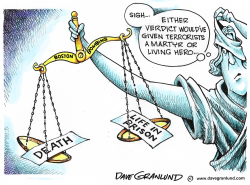 BOSTON BOMBER DEATH SENTENCE by Dave Granlund