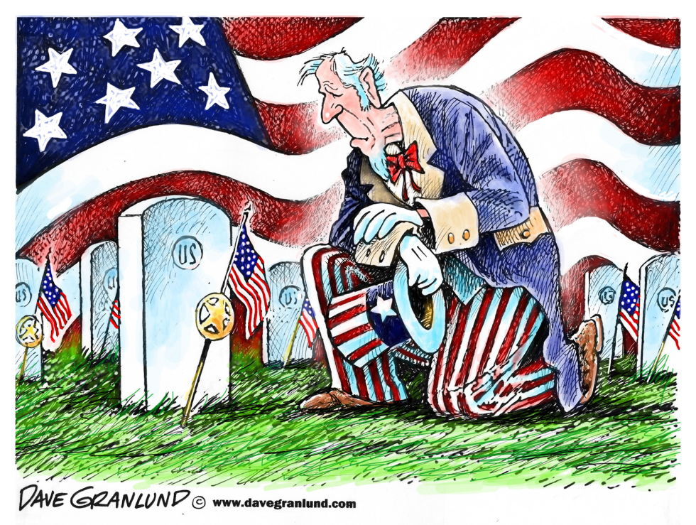  MEMORIAL DAY AND UNCLE SAM by Dave Granlund