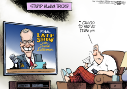 DAVID LETTERMAN by Nate Beeler