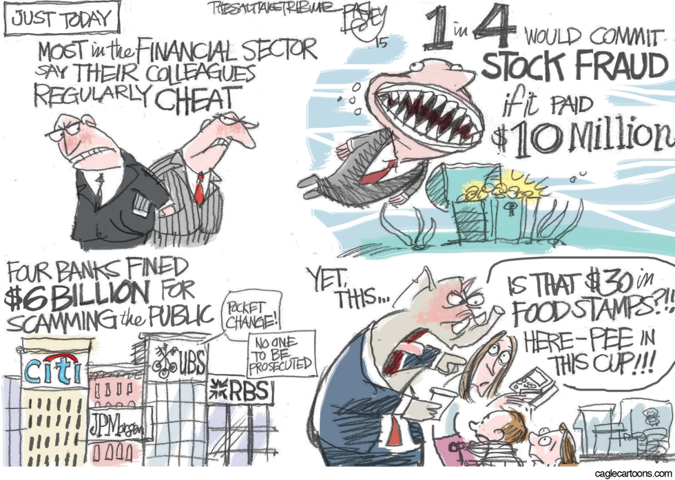  MOOCHERS AND TAKERS by Pat Bagley