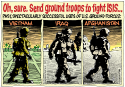 GROUND TROOPS TO FIGHT ISIS by Wolverton