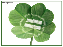 IRISH FOUR LEAF CLOVER    by Bill Day