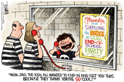 END OF SCHOOL PARTY by Rick McKee