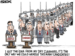 GOP CROWD CONTROL by Steve Sack