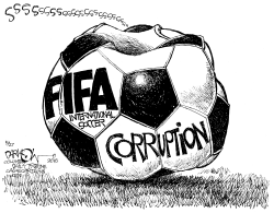 FIFA by John Darkow