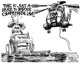 TEXAS FLOODED WITH FEDERAL AID by John Darkow