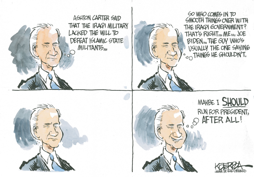  BIDENS THOUGHTS by Jeff Koterba