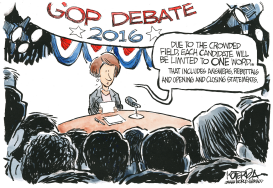 GOP DEBATE by Jeff Koterba