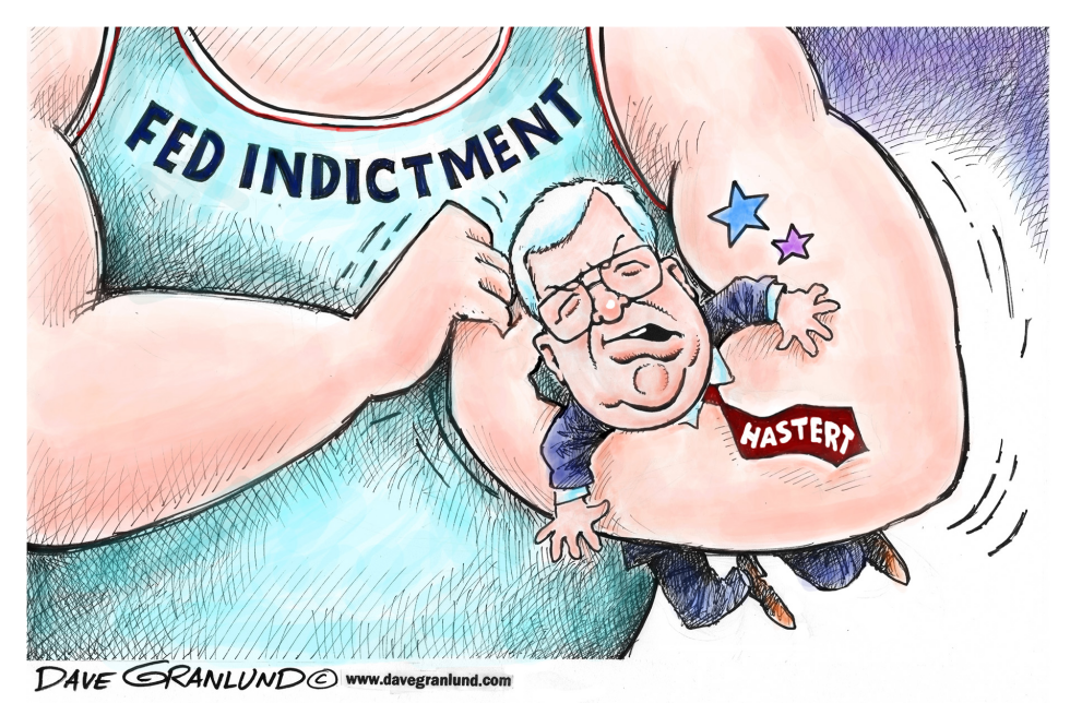  DENNIS HASTERT INDICTED by Dave Granlund