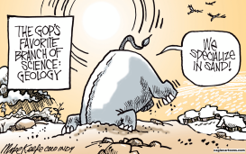 GOP SCIENCE by Mike Keefe