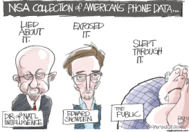 NSA PHONE DATA by Pat Bagley