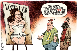 BRUCE JENNER by Rick McKee