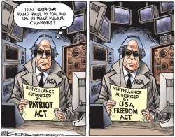 NSA SURVEILLANCE by Kevin Siers