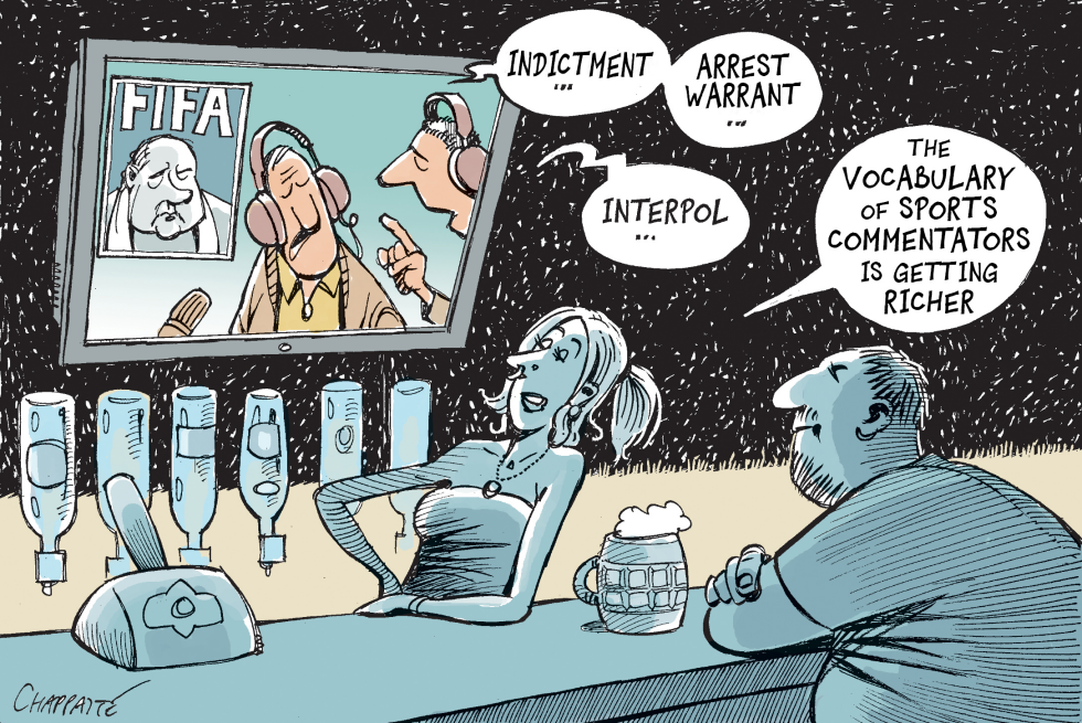  FIFA - AFTER BLATTER'S DEPARTURE by Patrick Chappatte