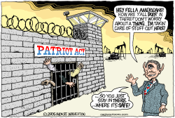 PATRIOT ACT PANIC by Wolverton