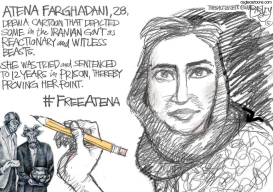 ATENA FARGHADANI by Pat Bagley