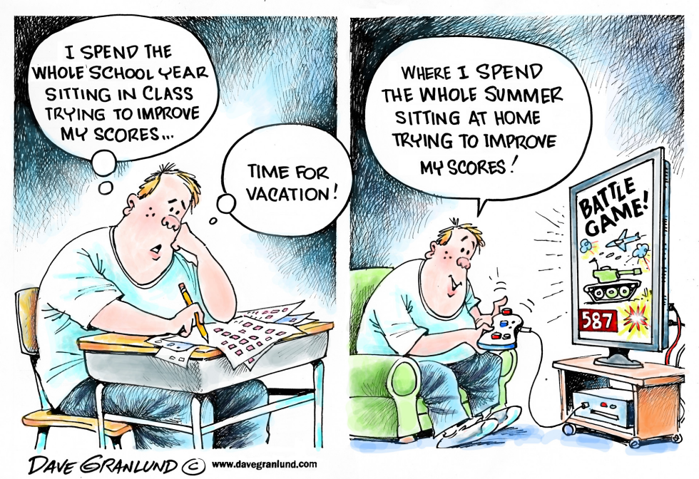  SCHOOL VACATION by Dave Granlund