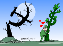 RAUL CASTRO Y SU NUEVO AMOR by Arcadio Esquivel