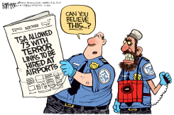 TSA FAILS by Rick McKee