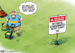 NITRATE ADVISORY by Nate Beeler