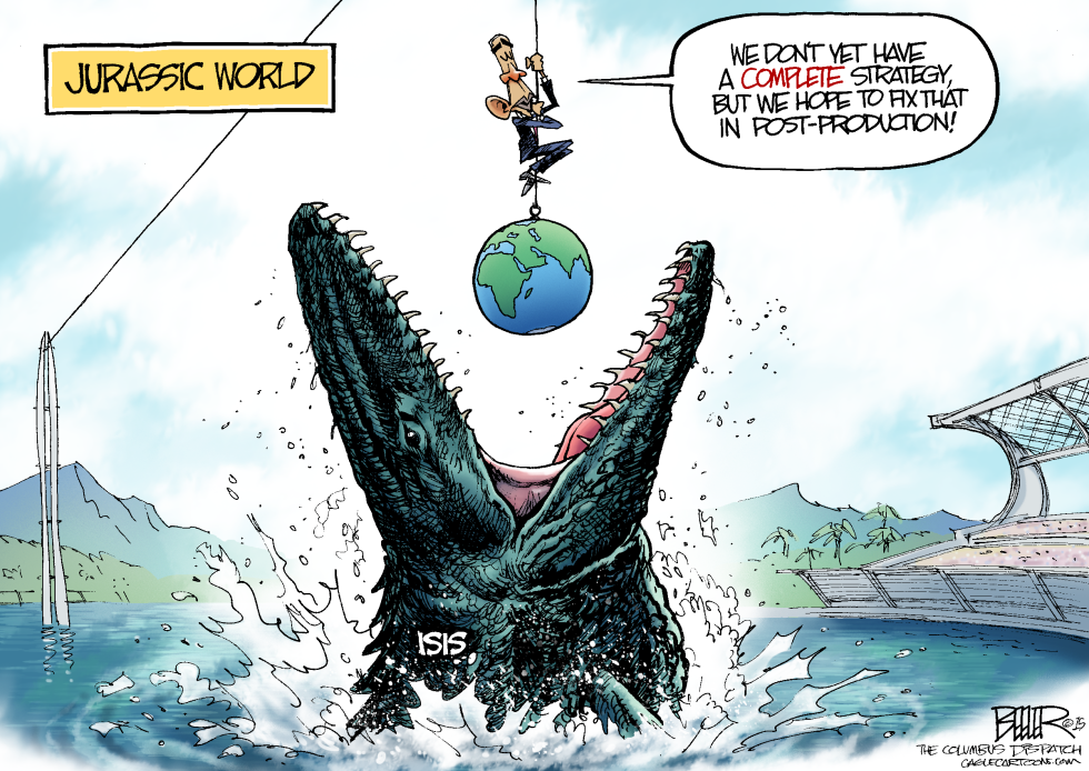  JURASSIC ISIS by Nate Beeler