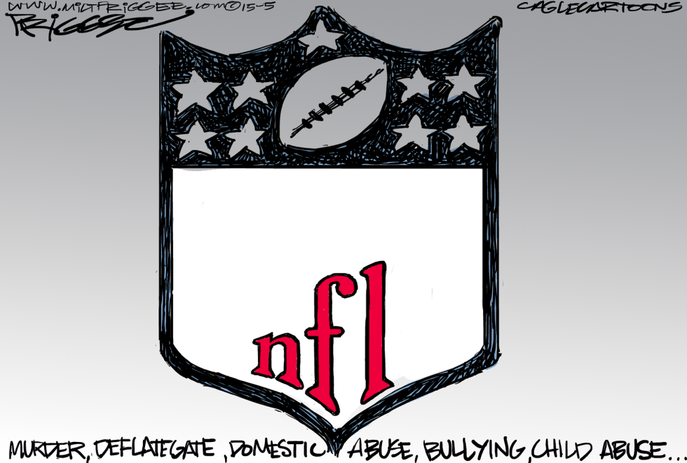  NFL by Milt Priggee