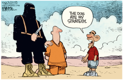 OBAMA ISIS STRATEGY by Rick McKee